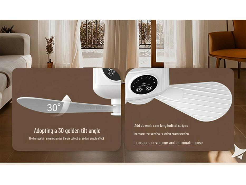 Перезаряжаемый пульт дистанционного управления Маленький потолочный и USB-вентилятор для общежитий и кемпинга