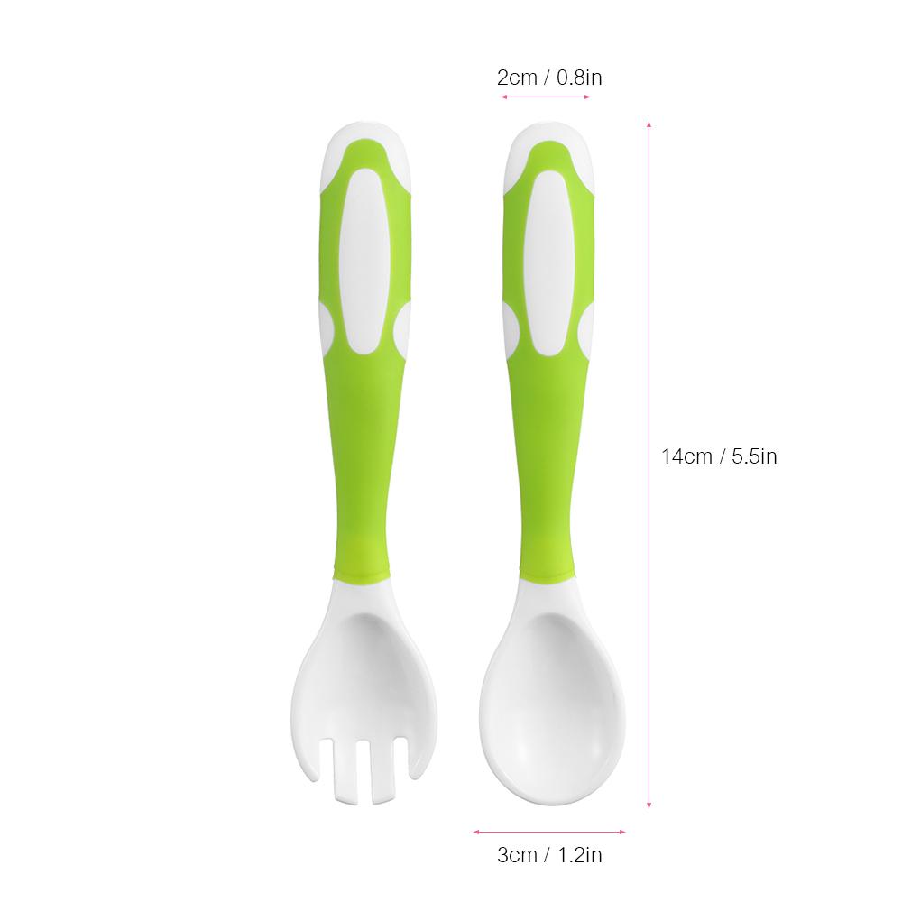 Baby Spoon and Set Travel Case Bendable& Non-Slip Handle Baby Training Spoon with Storage Box Portable Baby Tableware for Babies Infants Toddlers