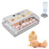 Digital Egg Incubator 20 Eggs Poultry Hatcher with Auto Egg Turning Temperature Control LED Light