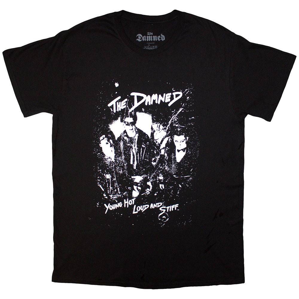 The Damned Young Hot Loud Stiff T-Shirt Black New