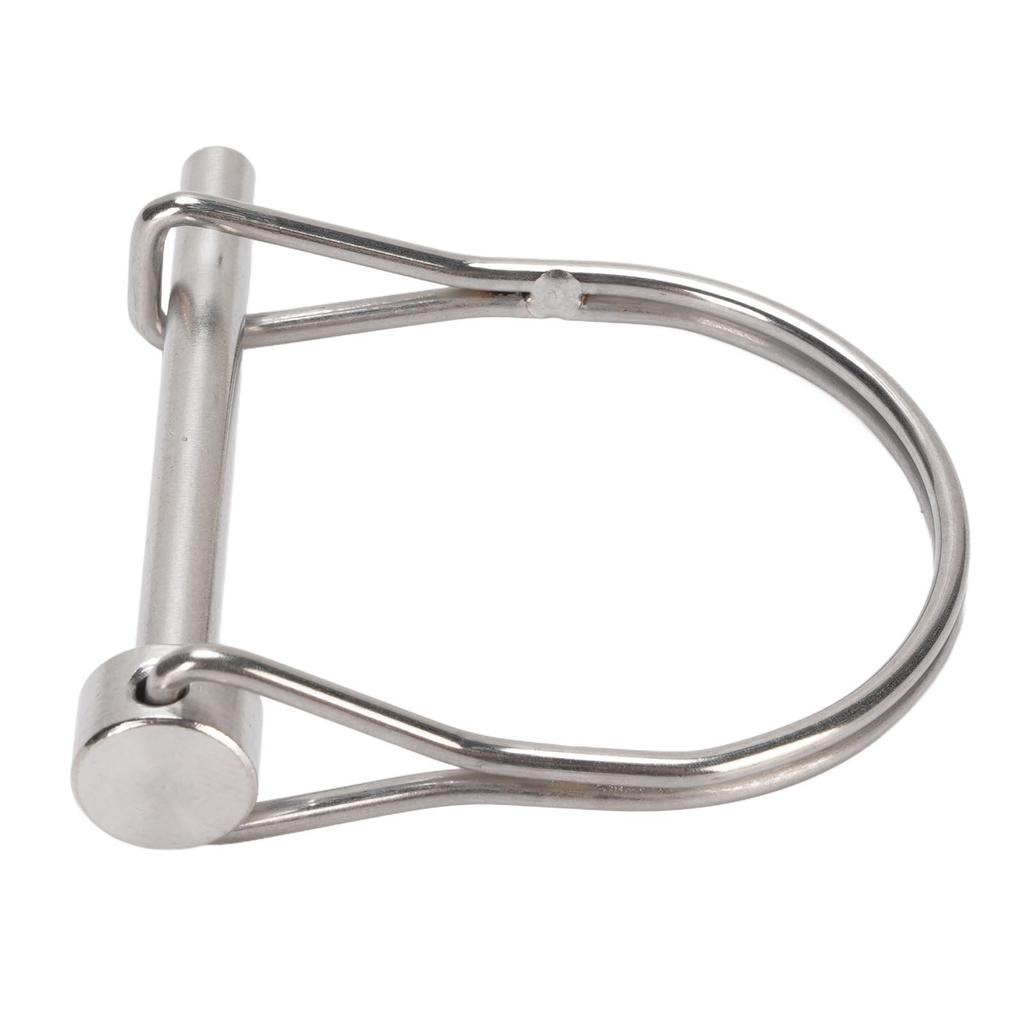 Safety Coupler Pin 316 Stainless Steel D Type Shaft Locking Pin for Table Saw Truck Boat Trailer