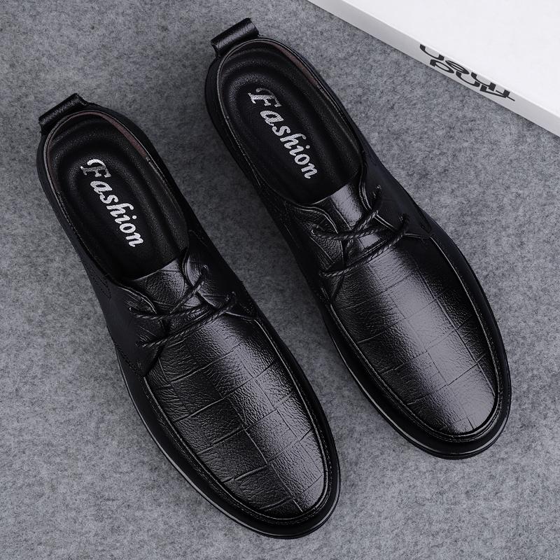 FashionLuxury Brand Men Dressing Shoes Formal for Men Casual Footwear Genuine Leather Oxford Shoes Classic All-match Man Business Shoes