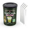 Instant Drink Matcha Coconut 150 G + 4 Stainless Steel Straws