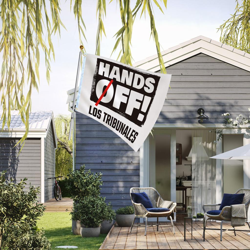 Hands Off Protest Social Security And Medicare Protest Flag Color Fade Resistant Polyester With Brass Grommets Gifts And Room Decor Indoor Outdoor