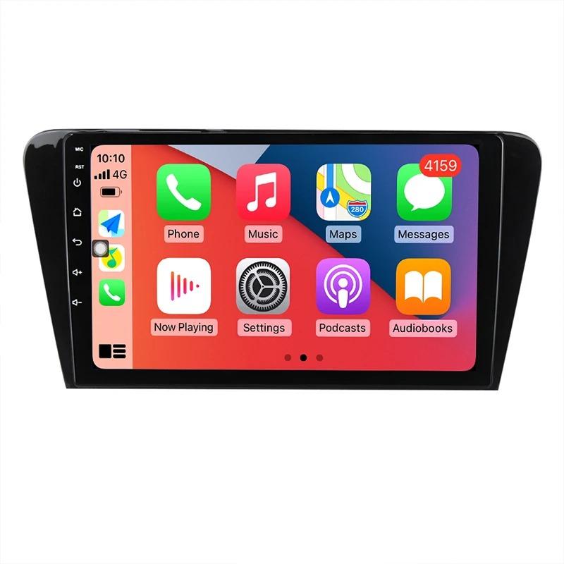 10-дюймовая рамка автомобильного радиоприемника для Skoda Octavia 2013 2014 2015 2016 2017 2018 стерео BT плеер рамка плата адаптер монтажный комплект Android