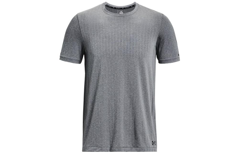 Men's T-Shirt Under Armour RUSH Seamless T Shirt Men's Gray