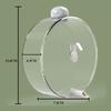 Новая 350 мл Поилка для птиц Подвесная Большая вместимость Поилка для попугаев Прозрачная Герметичная Бутылка для воды для птиц Для использования в помещении