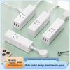 Compact Travel Power Strip with USB & Extension Cord for Home, Dorms & Offices