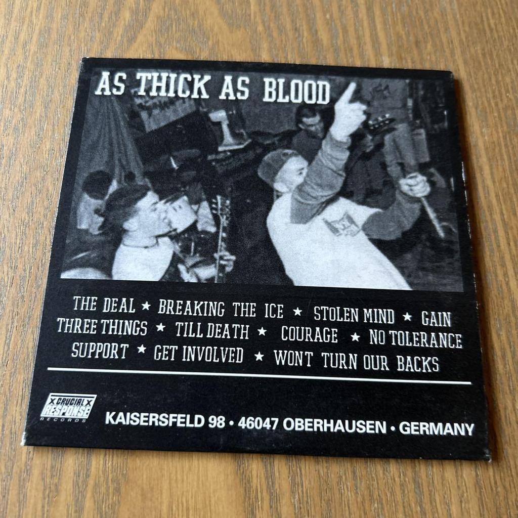 [USED] BROTHERHOOD CD AS THICK AS BLOOD CD