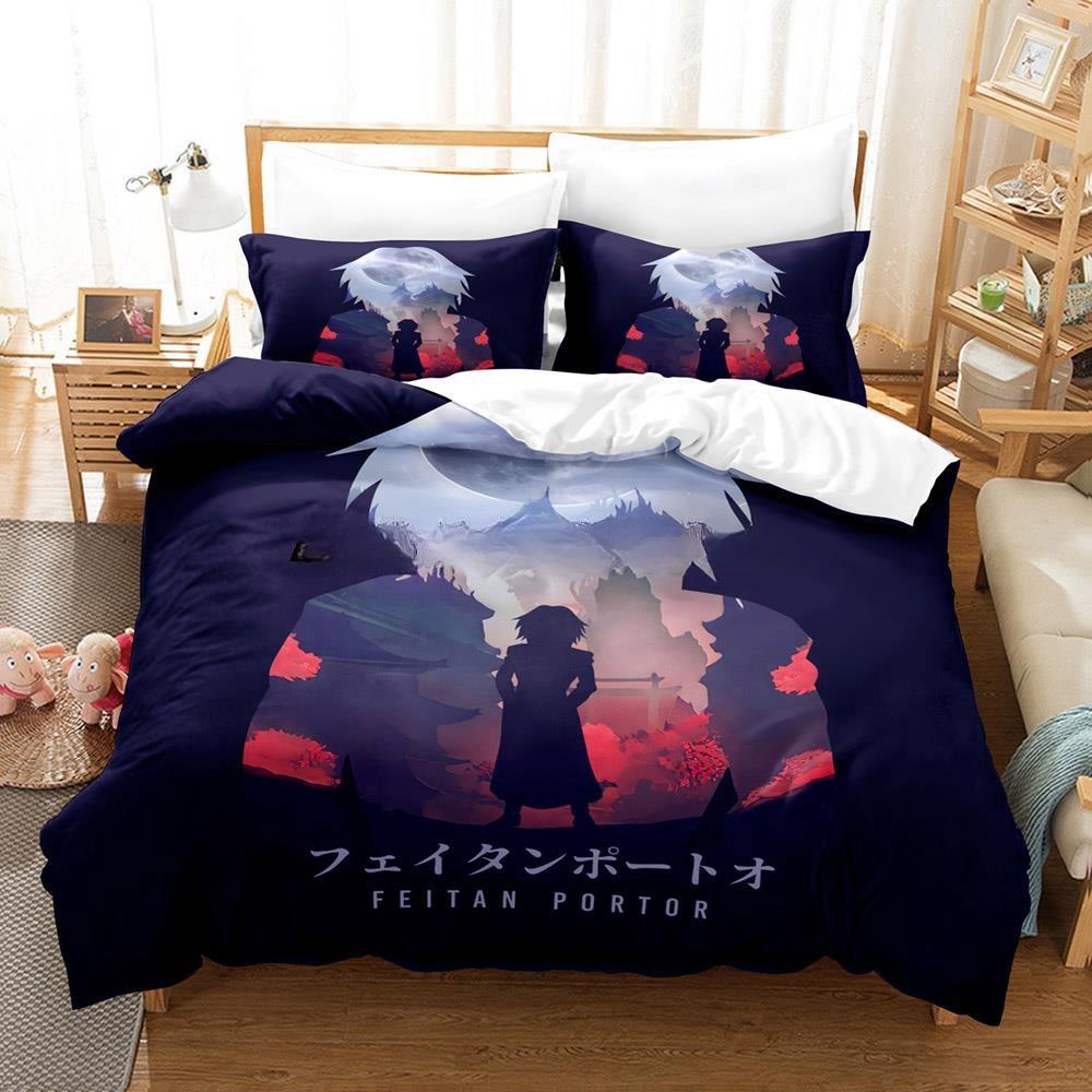 3D Printing Anime HUNTER×HUNTER Feitan Bedding Set Single Twin Full Queen King Size Bed Set Adult Kid Bedroom Duvet Cover Sets