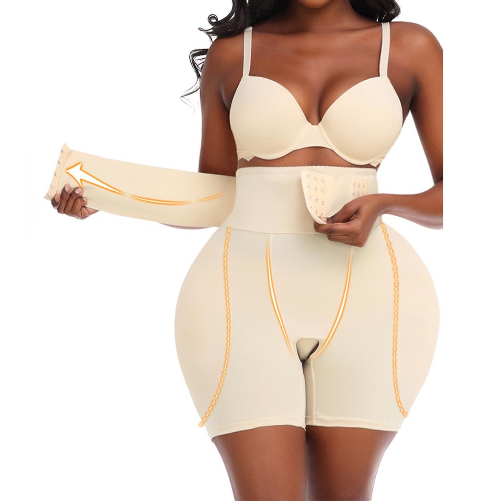 Lilvigor Набедренные подушечки для женщин Корректирующее белье с поясом набедренной подушечки Набедренные подушечки для увеличения ягодиц Трусики для контроля живота на каждый день