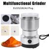 Электрическая кофемолка Нержавеющая сталь Мельница для специй и перца Бытовая мельница для зерна для специй, семян, риса, бобов, приправ