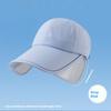 Women's Summer Sun Hat Oversized Wide Brim Open Top Ponytail Friendly Ideal for Outdoor Sports Full Face UV Protection
