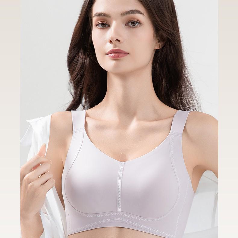 Высокоэластичный бесшовный бюстгальтер без косточек большого размера с ушками кролика