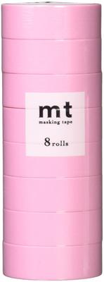 Камой Какоши малярная лента Masking 8 15 мм Ширина x Роза MT08P185R, Упаковка, 7 м, 185 мм, Розовый,
