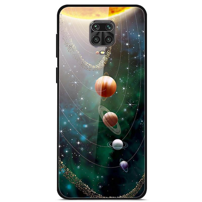 Закаленное Стекло Чехол Для Xiaomi Redmi Note 9S Чехол Мягкий Бампер Жесткий Стеклянный Чехол Для Xiaomi Redmi Note 9 S 9S Pro Max Чехол Для Телефона
