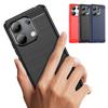 Carbon Fiber Texture TPU Case for Xiaomi Poco X6 M6 Pro 5G 4G Protective Cover Fundas Coque Shell Capa