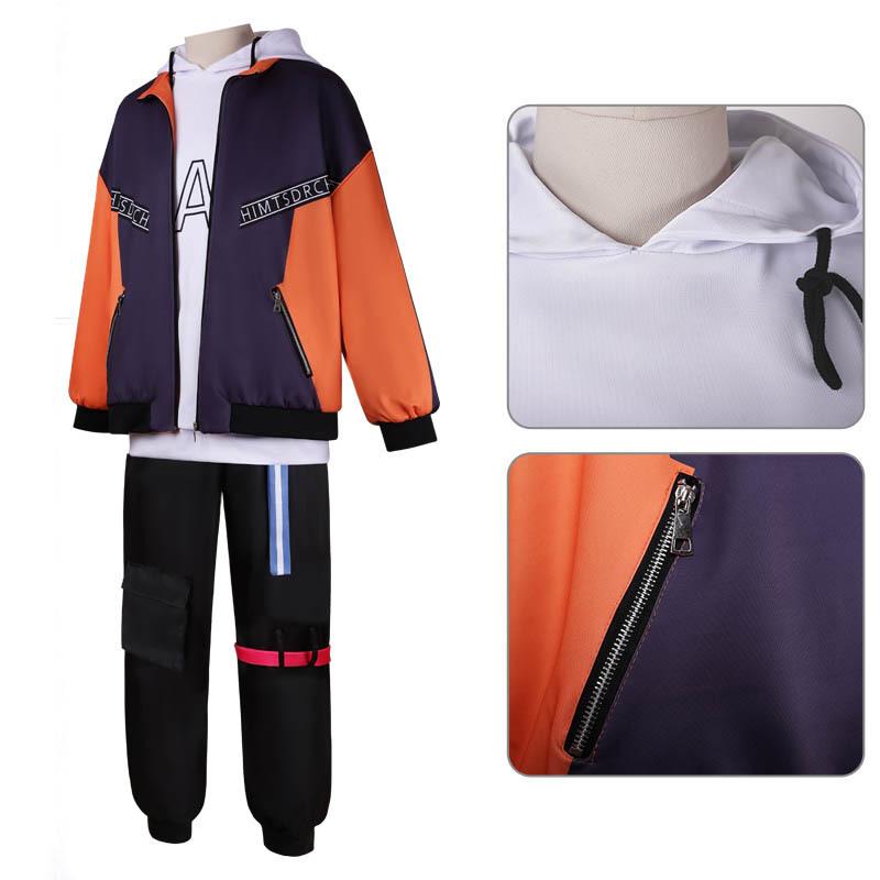 3RD Shinonome Akito Costume Uniform Anime vbs Colorful Stage Cosplay Wig Anniversary Vivid BAD SQUAD Outfits for Men