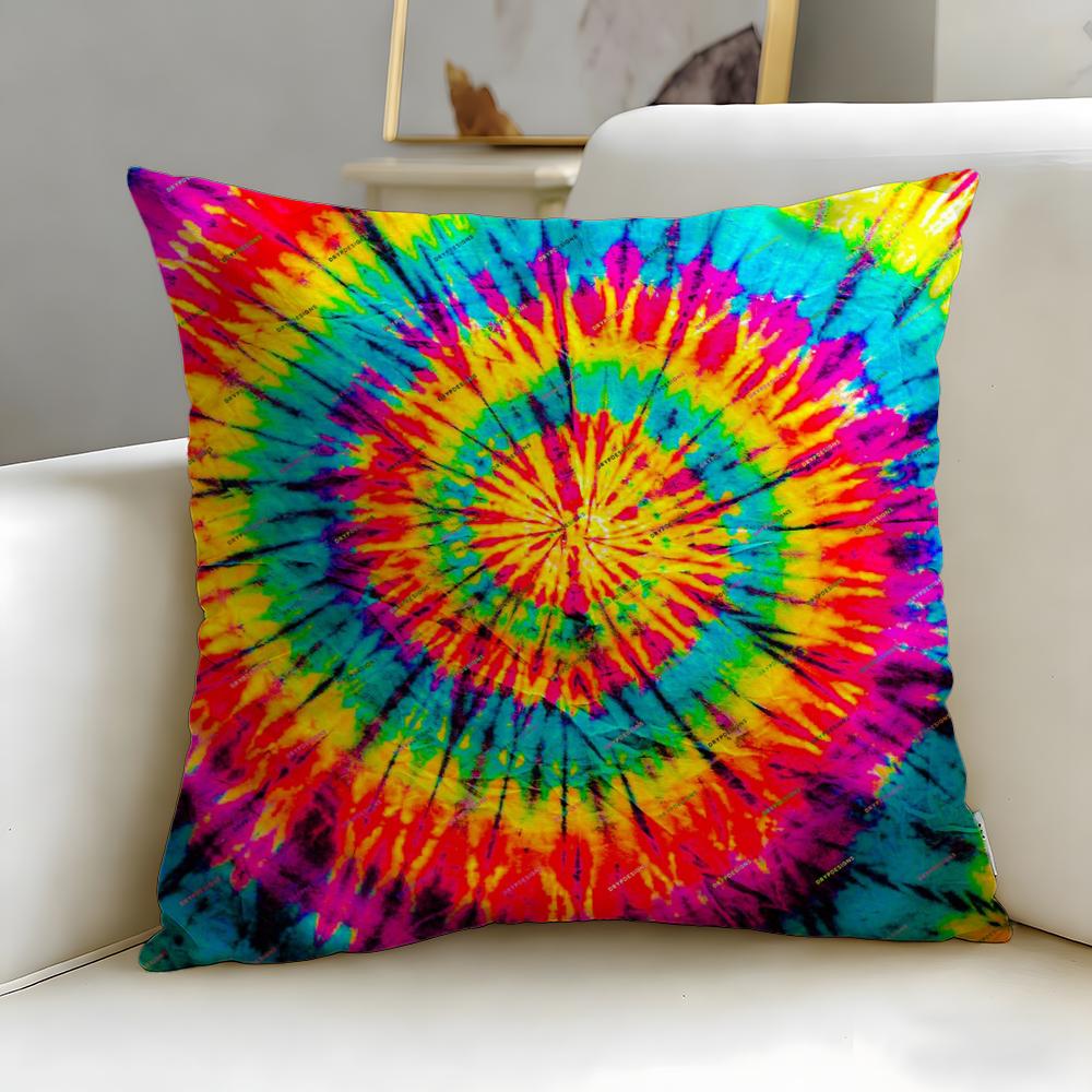 Retro patterns Cushion Cover Soft EasyWash Pillow Case Versatile for Couch Bed Travel and Office