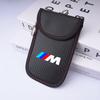 BBIS5 For BMW E46 X1 X2 X3 X4 X5 X6 F48 G01 E84 E83 F30 M Car Key Signal Shielding Bag Anti-theft RFID Keychain Case Accessories