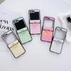 Подходит для чехла на мобильный телефон Samsung Z Flip5 P50 Pocket с бриллиантовым плетеным кольцом, противоударный чехол n2 flip