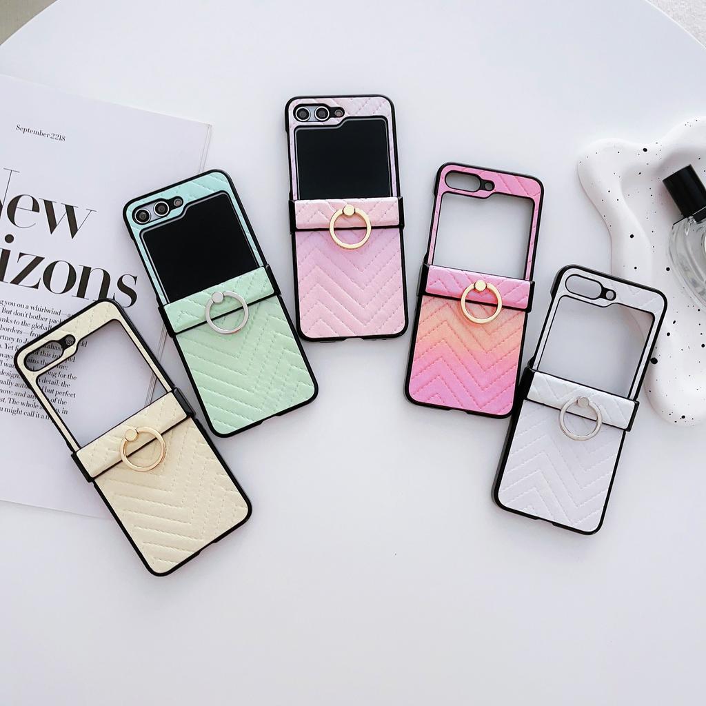 Подходит для чехла на мобильный телефон Samsung Z Flip5 P50 Pocket с бриллиантовым плетеным кольцом, противоударный чехол n2 flip