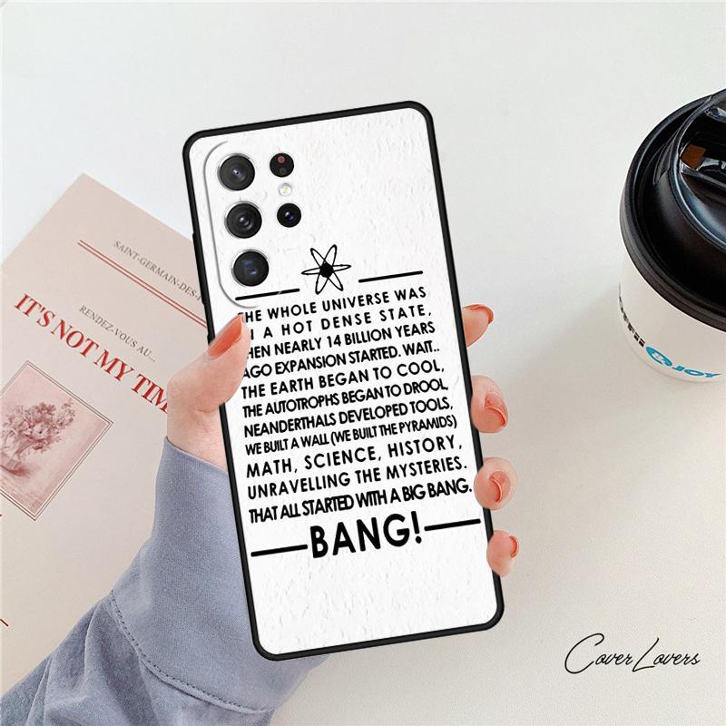 Чехол для телефона «Теория большого взрыва» Для Samsung Galaxy S24 S25 S23 S22 Ultra Note 10 20 Plus S20 S21 FE Обложка