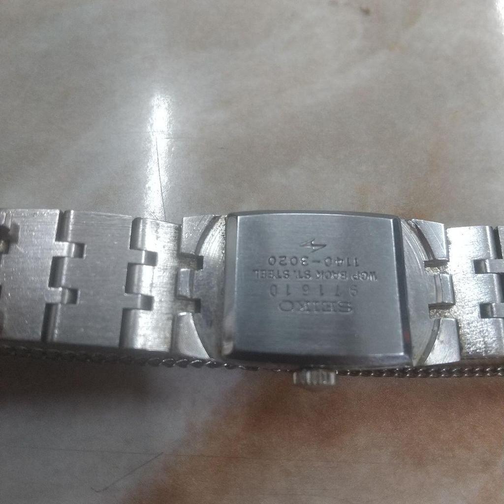 [Б/У] Seiko Special 23 камня 1140-3020 WGP/SS Прямоугольник