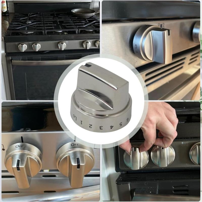 5 шт. Современная ручка для газовой плиты, замена для JGBS66REK3SS AP5989029 JGBS66REK4SS PS11729081, аксессуары для газовой плиты