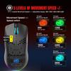 ZIYOU LANG T66 Беспроводная игровая мышь 1000 Гц Reporter RGB DPI Черная, Частота опроса, 2,4G/Bluetooth 5.3/USB-C, Подсветка, 5-уровневая регулировка, 90 г,