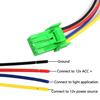 NHAUTP 1Pcs ON-OFF Button For Honda Civic City Fit VEZEL CR-V BR-V Odyssey Accord Fog Light Switch 5Pin 4-Connect Wire 12V Pushbutton Switches 3