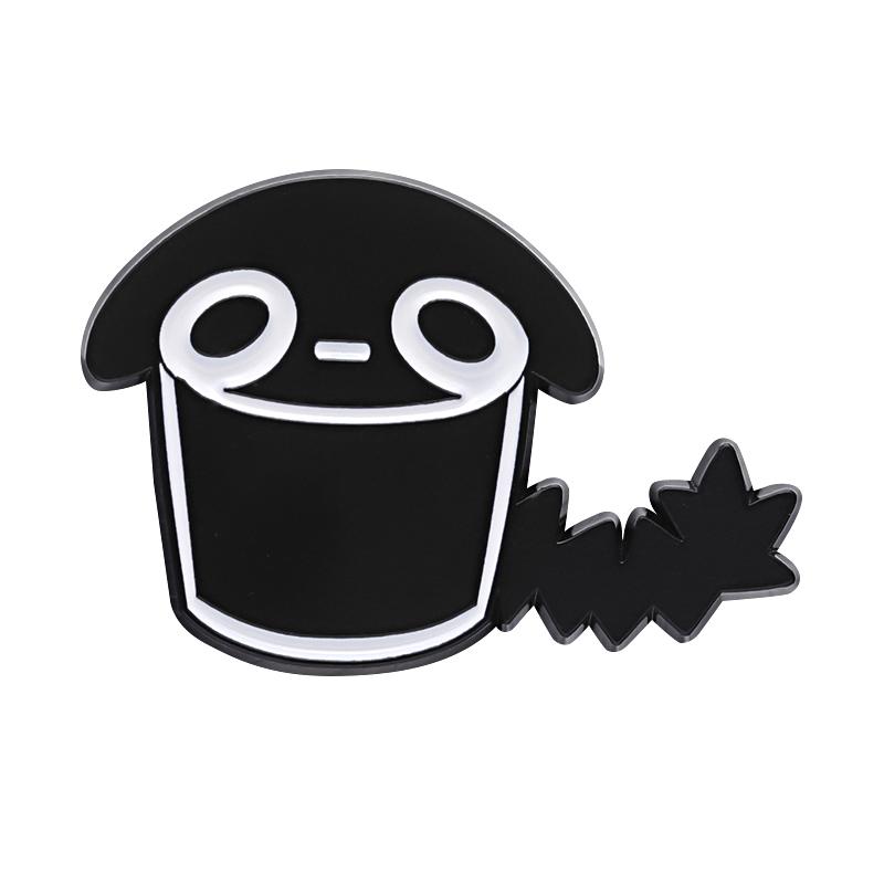 1 шт. Черный котенок одежда Декор милые значки значки на лацкан мультяшные животные ювелирные изделия подарки ювелирные аксессуары брошь кошка