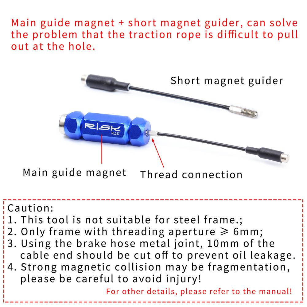 Bike Internal Cable Routing Tool Steel Bike Replaceable Wire Shifter For Mountain Road Bike