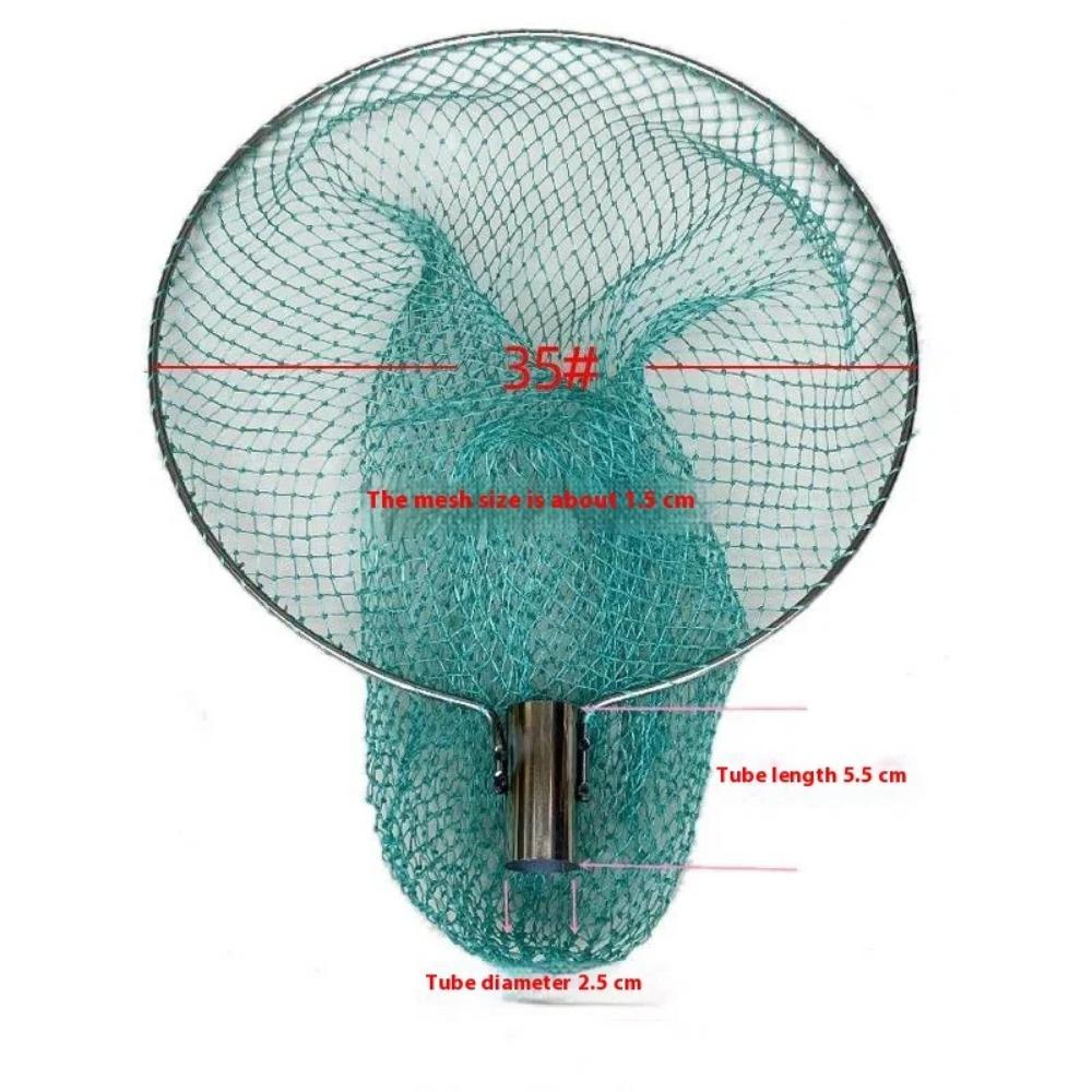 Multi-strand Fishing Landing Net Nylon Mesh Fly Fishing Dip Net For Freshwater Saltwater