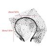 2pcs Wedding Fascinator Hair Hoop Rhinestones Crystal Headband Jewelry for Women