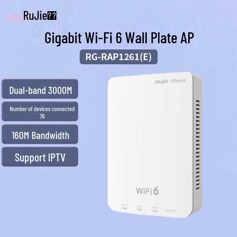 Ruijie RG-RAP1261(E) WiFi 6 Wall-Plate AP (CN version)