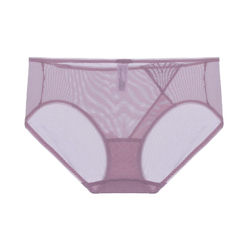 Aimer Women's GONGYU AM23A361 Lace Mesh Mid-Waist Boxer Briefs