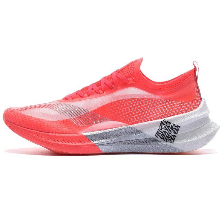 Li Ning Feidian 2 Elite Низкие Беговые Кроссовки Женские Неоновый Фруктовый Красный ARMS018-1
