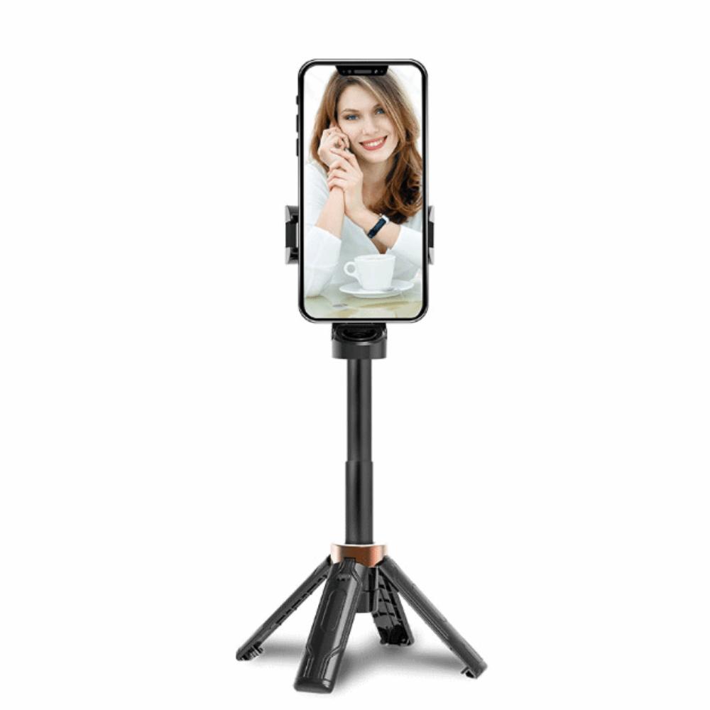 360° Rotation Bluetooth Selfie Stick Extendable Selfie Stick Tripod  Phone Accessories