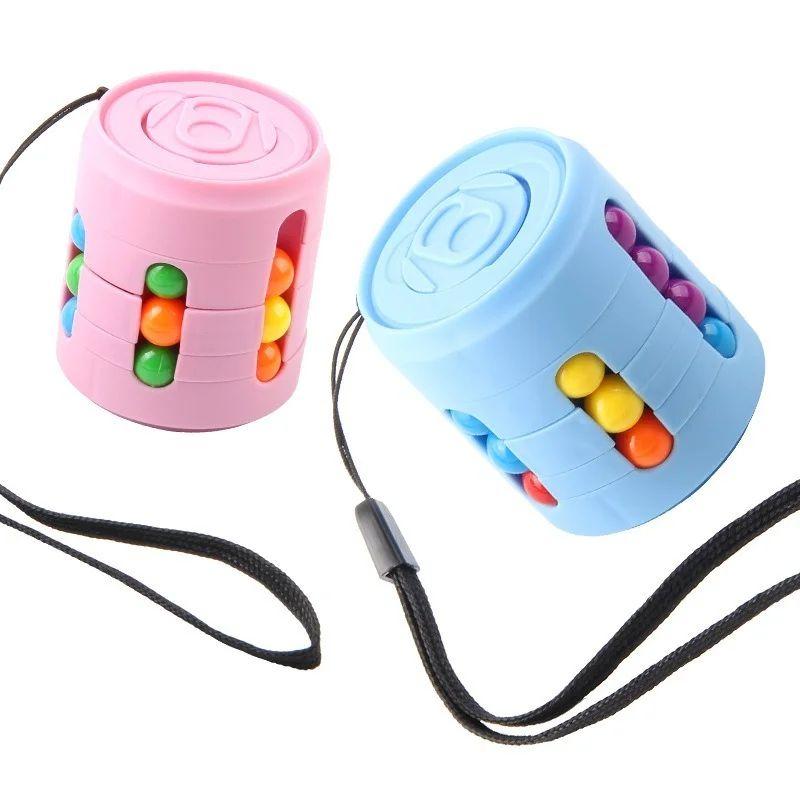 Многофункциональный спиннер Fidget Spinner Magic Colorful Beans Finger Spinning снимает стресс и декомпрессию для детей и взрослых