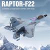 New F22S 2.4G 4CH 3D6G RC Airplane Raptor F22 Warplane Upgrade Version LED Light with Gyroscope Kids Adult Out Door Toys Gift
