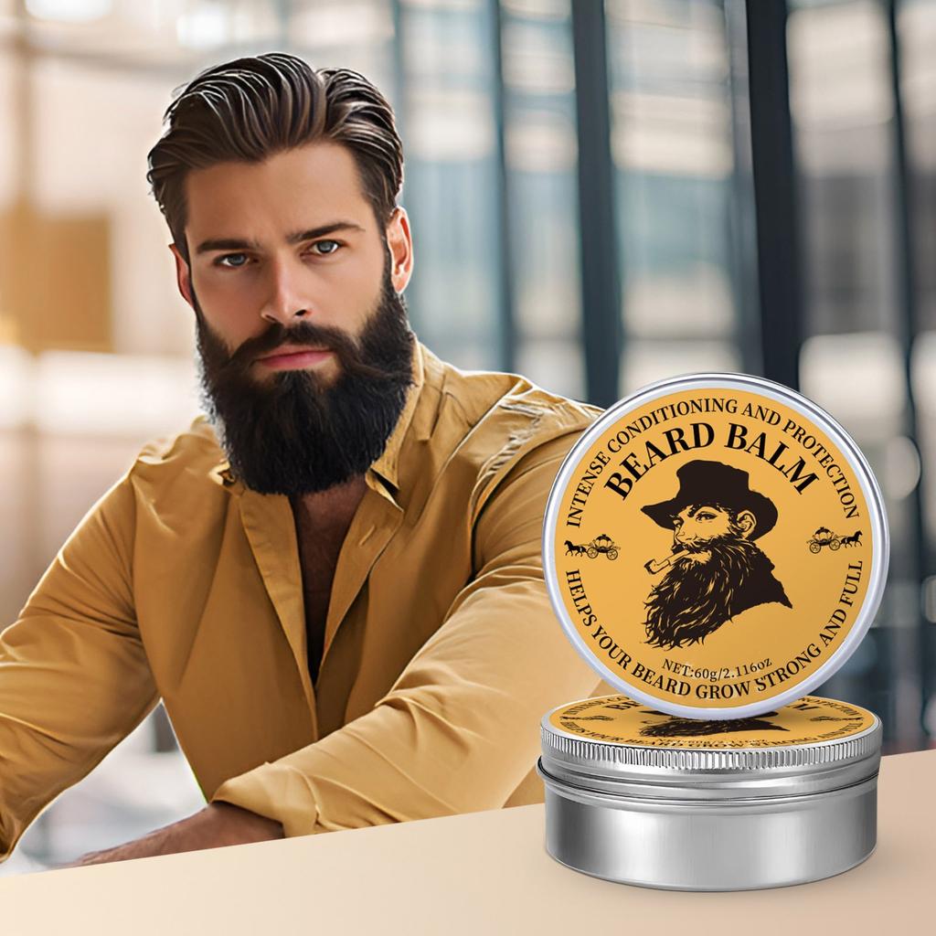 Beard Balm Top-Grade Natural Beard Conditioning & Styling Balm Designed For Rugged Active Or Outdoorsy Men