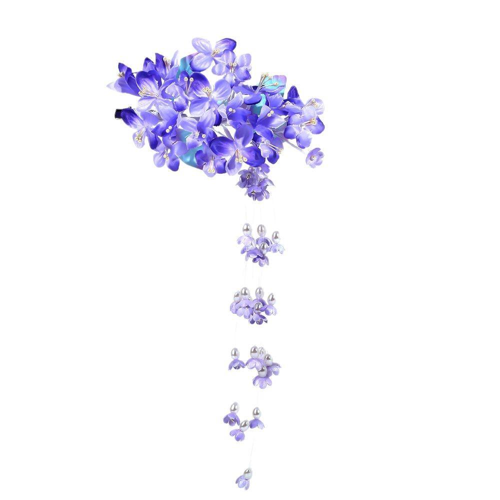 Korean Style Headdress Convallaria Flowers Handmade Tassel Hairpin Vintage Wedding Dress Hair Accessories Mori Bridal Accessories Wedding Headwear