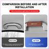 PIG4 1/2Pcs PU Leather Roof Handle Anti-scratch Protector Case Stickers For Mercedes Benz AMG W205 W218 W177 W176 W169 A B C E S Clas