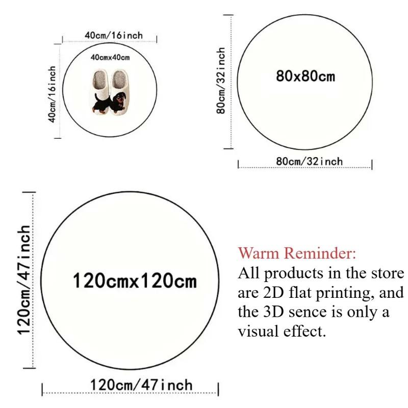 Circular Area Rug Gothic Scary Abyss Hole Illusion Pattern Non Slip Washable Ground Blanket for Gaming Room Armchair Decor