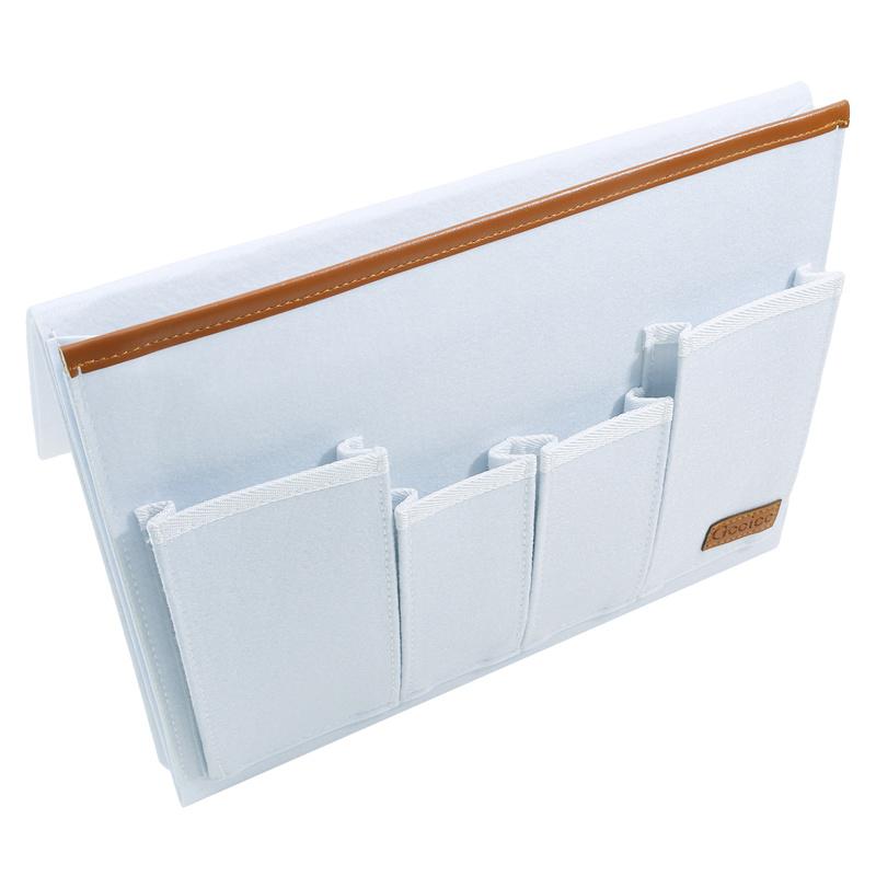 Household Armchair Felt Couch Recliner Armrest Organizer for Magazine Tablet Cell Phone Remote Control Hanging Storage Bag