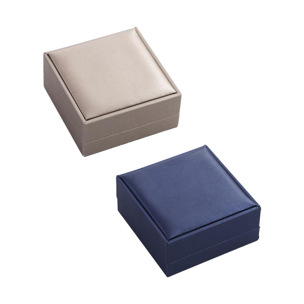 Ring Holder PU Leather Necklace Case Square Ring Box Jewelry Boxes Storage Case Earrings Storage