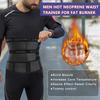 Workout Back Support Belt Neoprene Tummy Control Sweat Belt Adjustable Slim Waist Trimmer