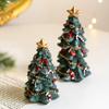 1 шт. прочный миниатюрный пейзаж настольный полимерный домашний декор рождественской елки мини долговечный
