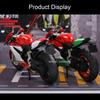1:12 1199 Spring Breeze 250 SR Motorcycle Models Cars Alloy Diecast Toys Light Music Wheel Turned Motorcycles Vehicle Kids Gifts